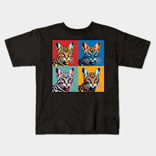 Toyger Pop Art - Cat Lovers Kids T-Shirt